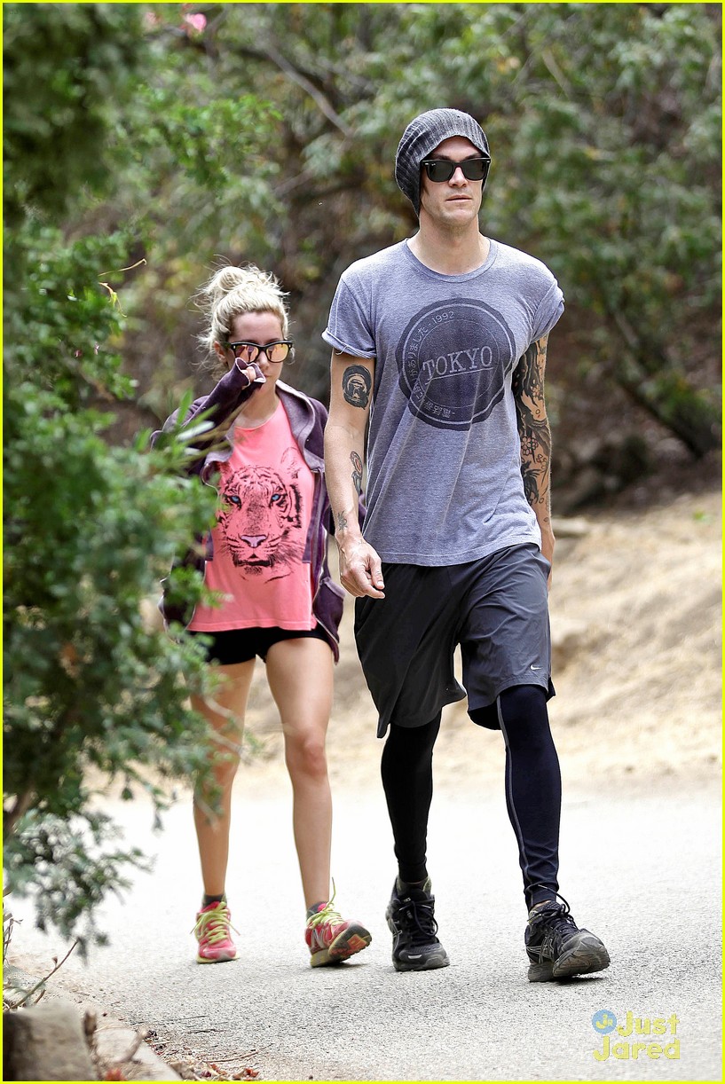 ashley tisdale christopher french hiking couple 17
