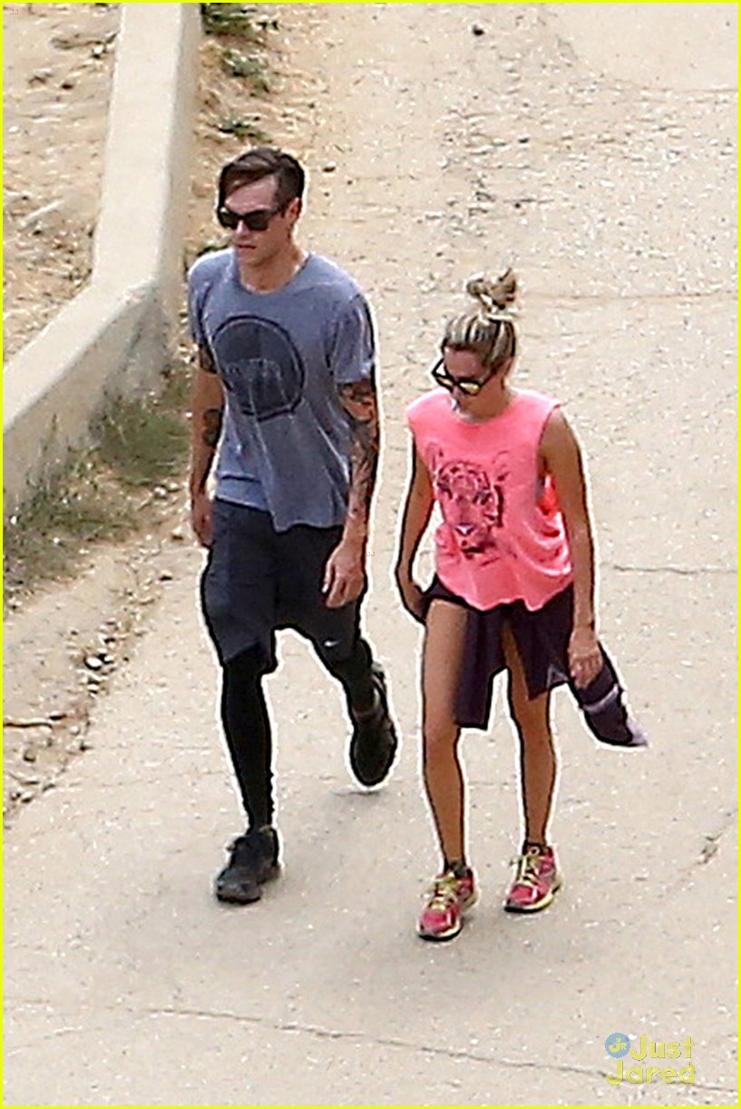 ashley tisdale christopher french hiking couple 23