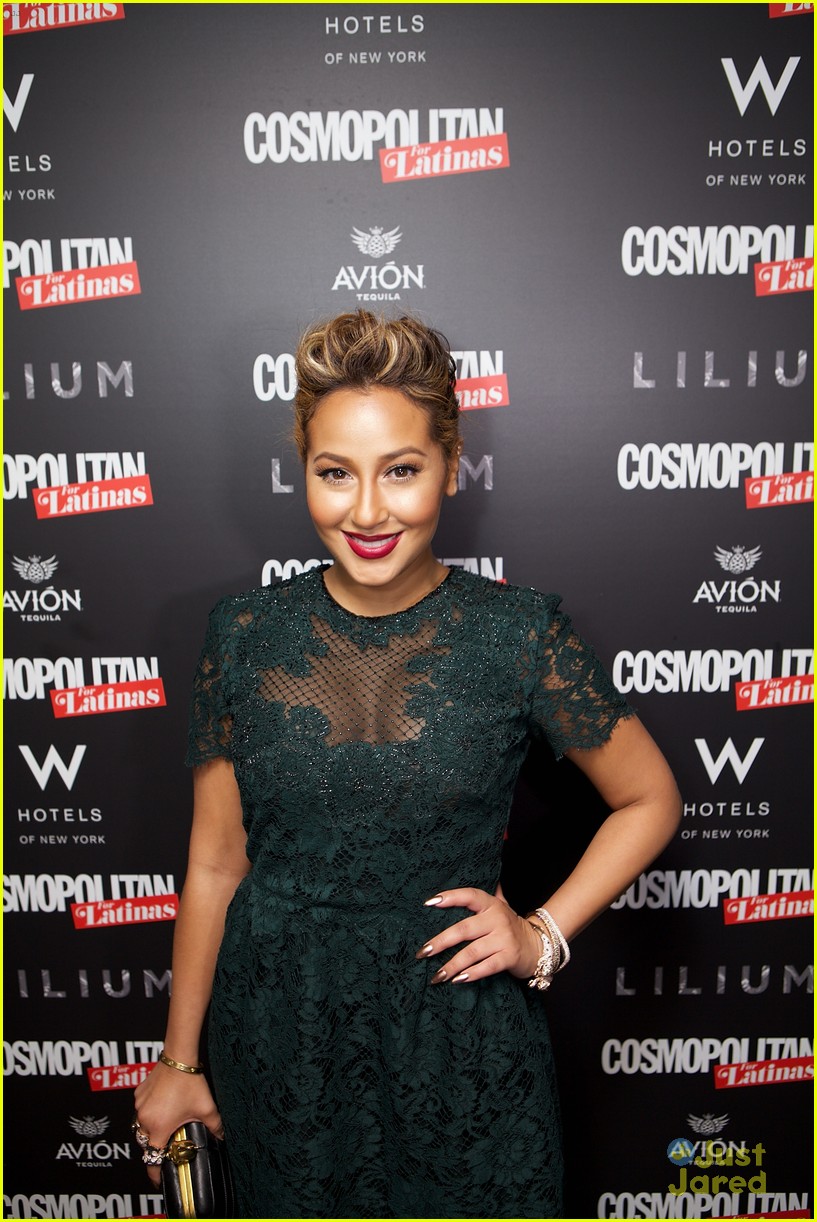 adrienne bailon cosmo latina fall issue party 05