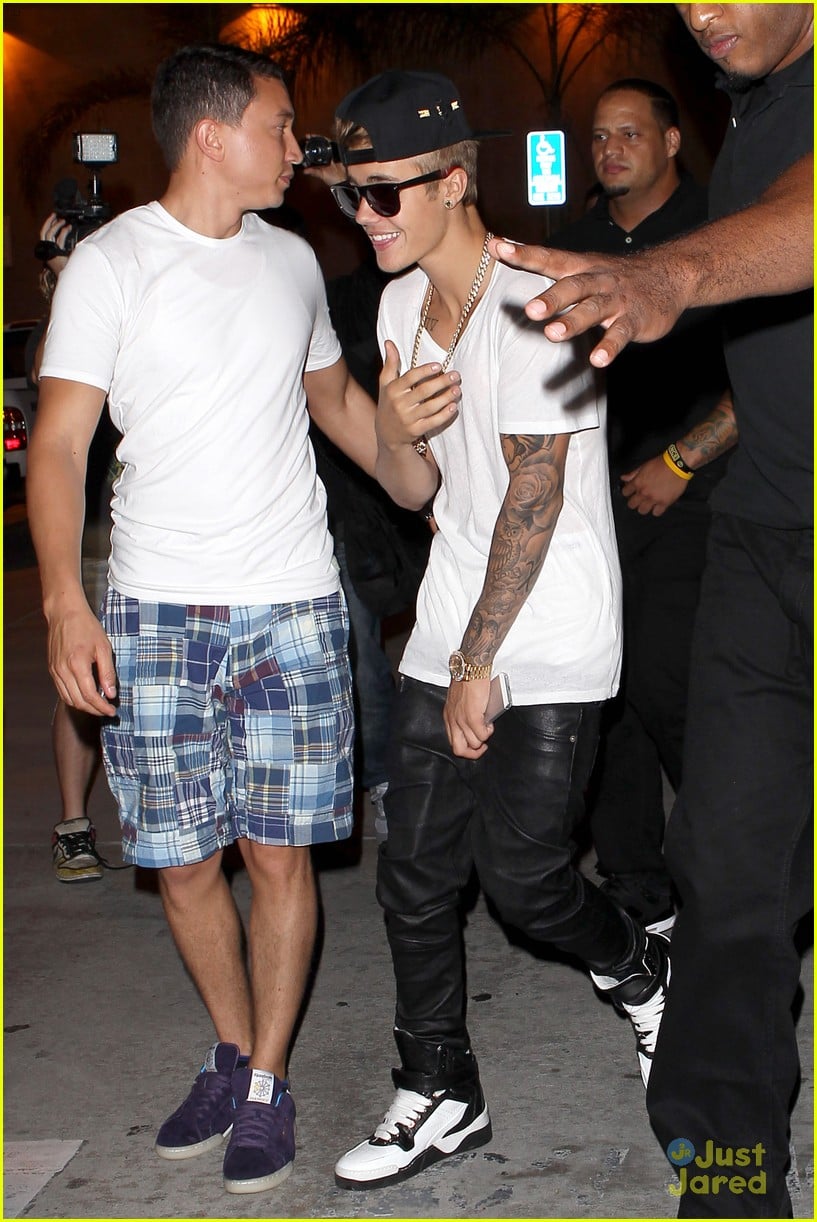 justin bieber shows off his mustache while out bowling 15
