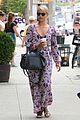 dianna agron floral dress nyc 02