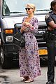 dianna agron floral dress nyc 09
