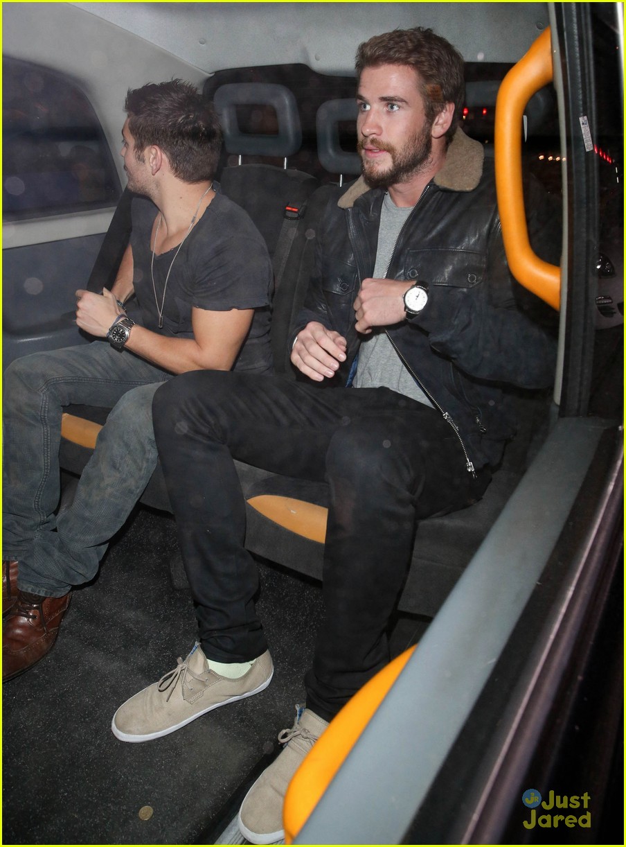 liam hemsworth hangs with brother chris 02