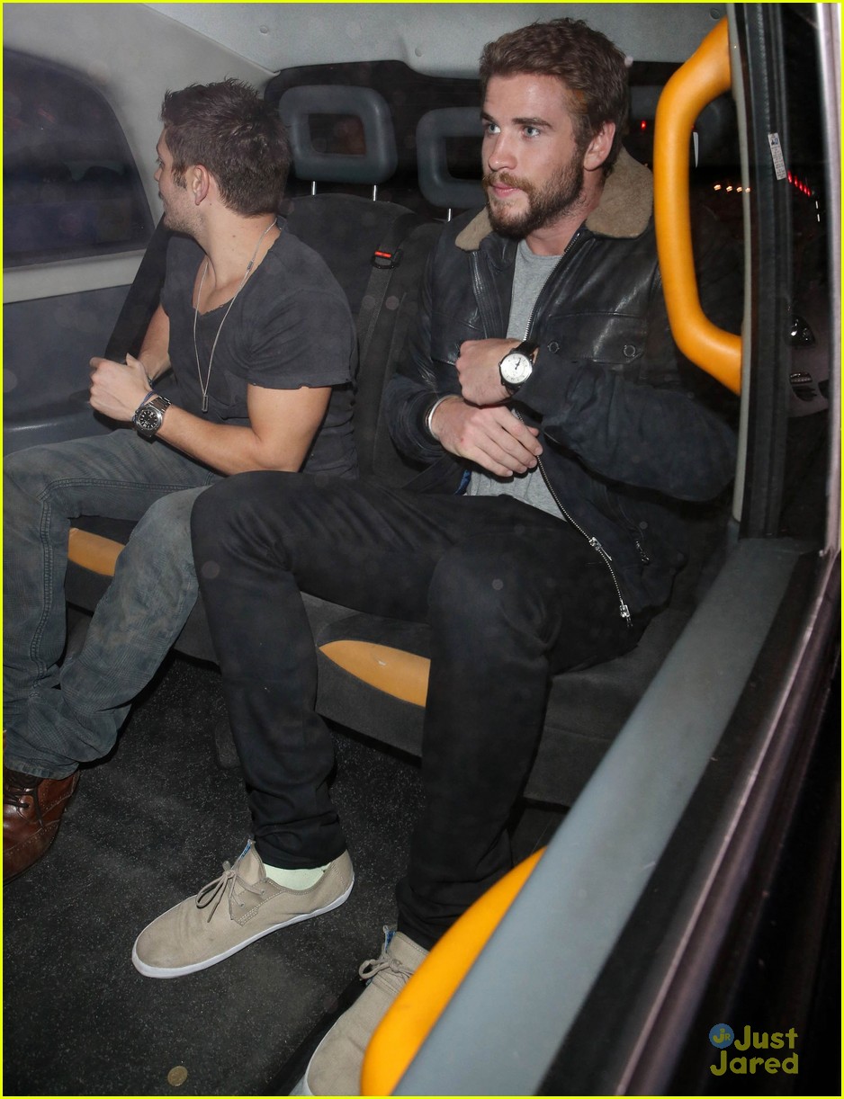liam hemsworth hangs with brother chris 04