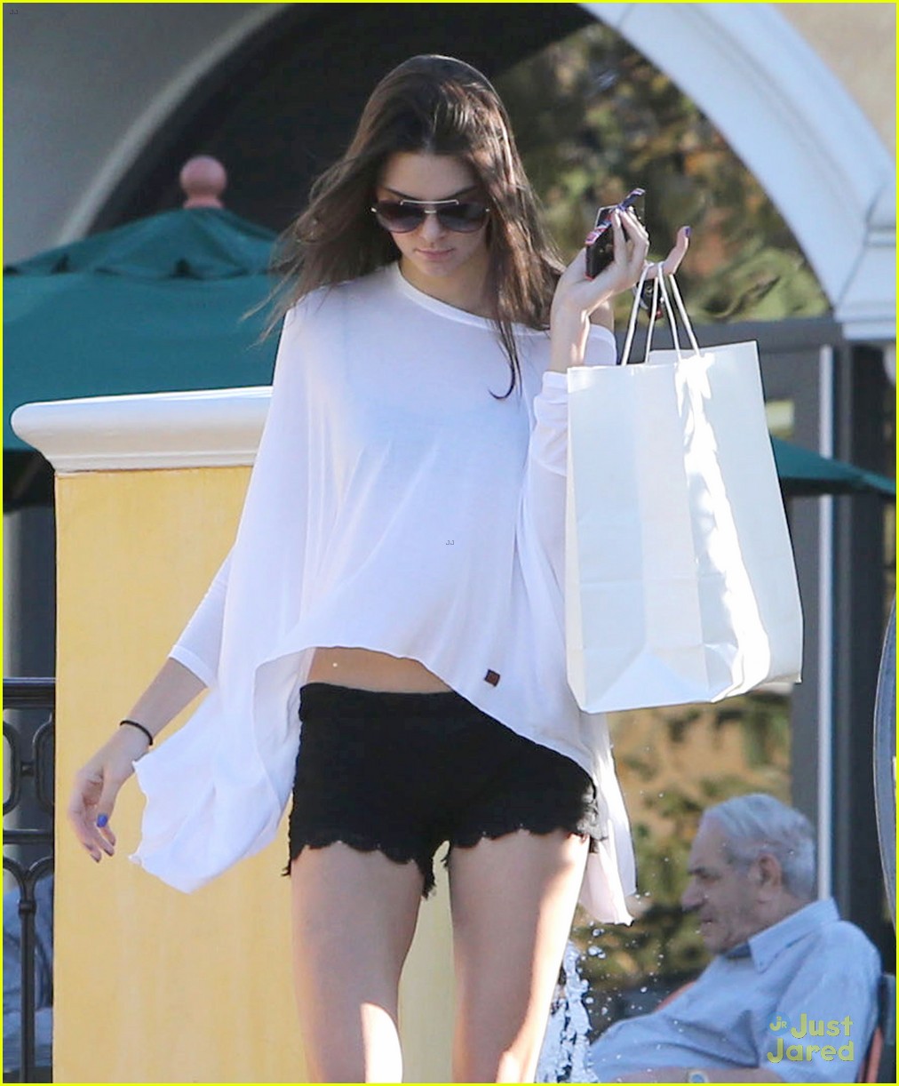 kendall kylie jenner separate lunch outings 19