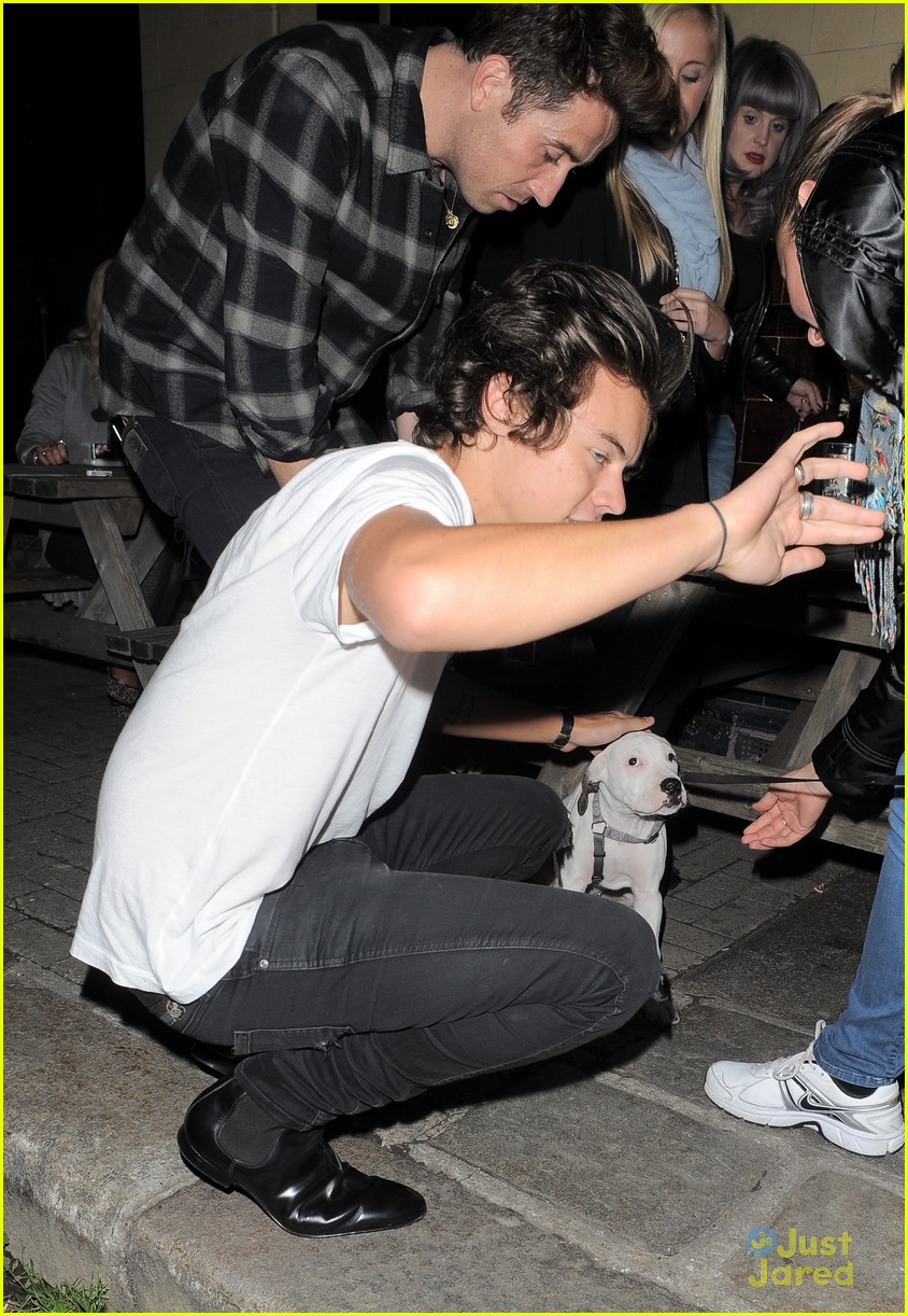 harry styles hangs out with kelly osbourne after fashion sh 41