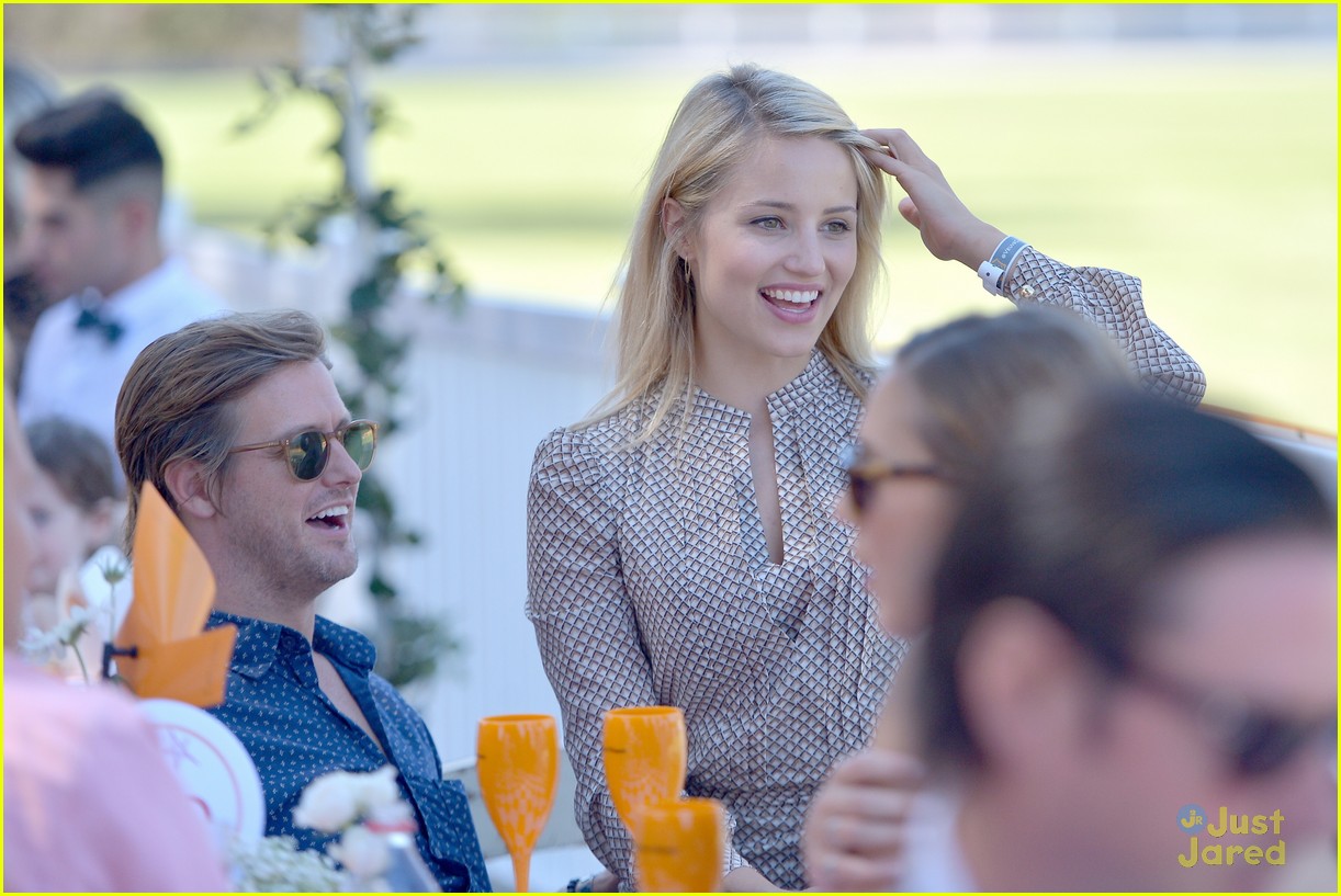 dianna agron nick mathers Veuve Clicquot Polo Classic 01