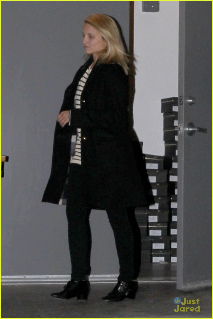 dianna agron steps out before glee cory monteith tribute episode 03