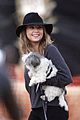 ashley benson takes her pup to the pumpkin patch 02