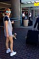 bella thorne new mexico arrival 01