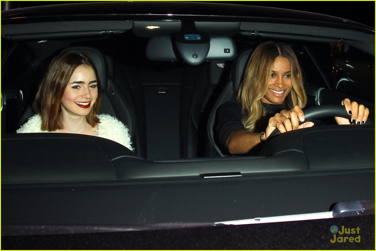 lily collins dinner date with ciara 01
