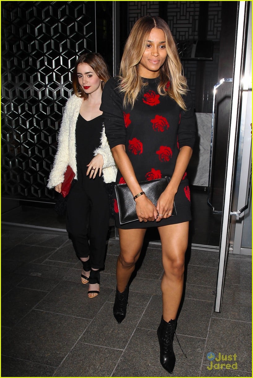 lily collins dinner date with ciara 02