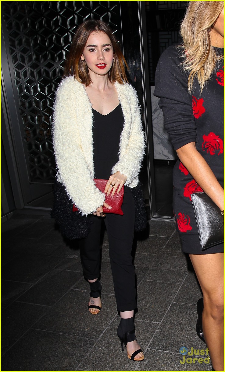 lily collins dinner date with ciara 08