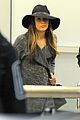 lea michele flies out of los angeles 02
