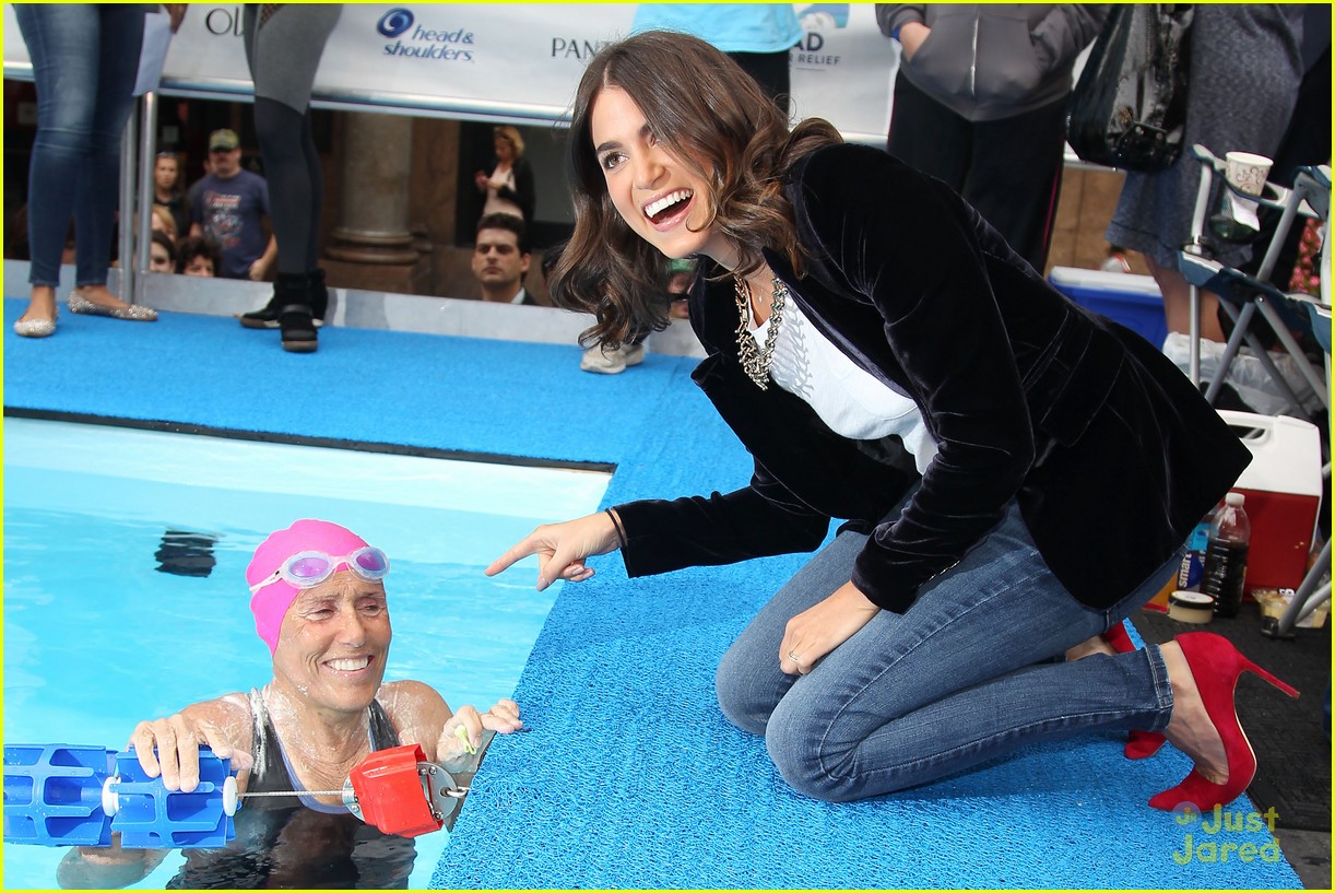 nikki reed swim for relief nyc 01