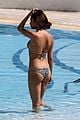 selena gomez poolside bikini babe 05