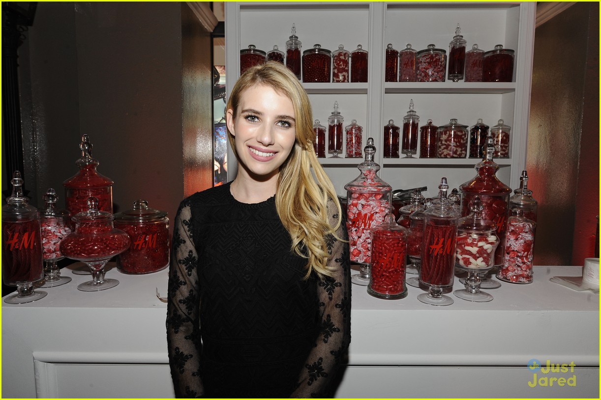 emma roberts hm new orleans store opening 15
