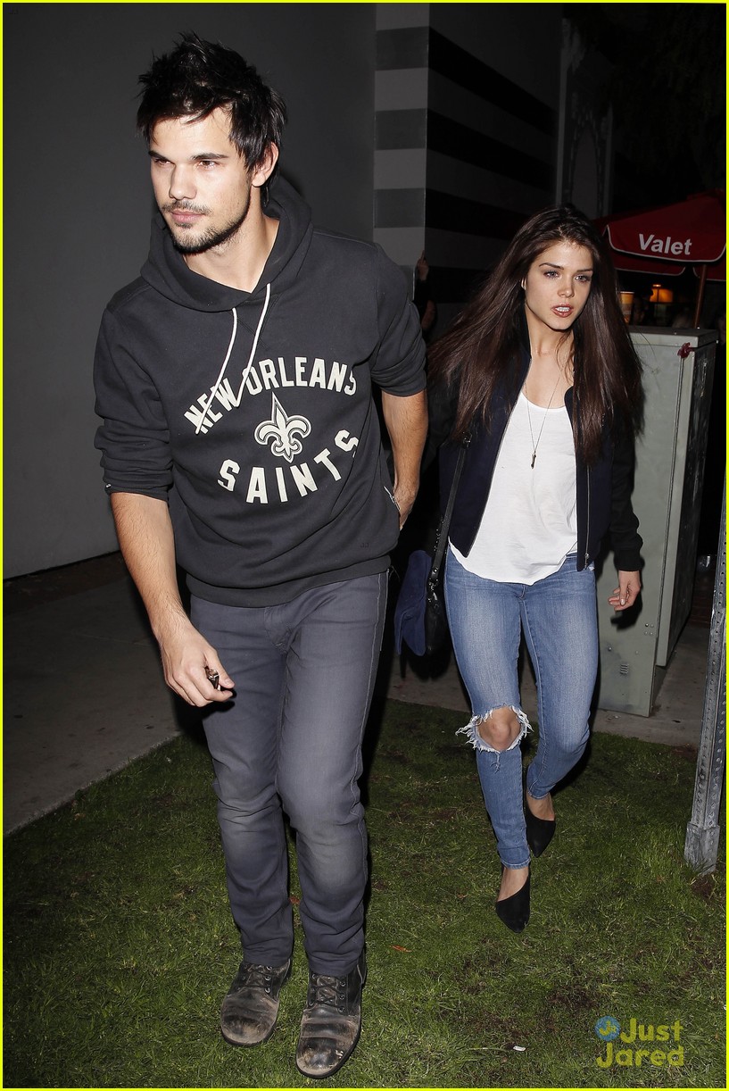 taylor lautner marie avgeropoulos hollywood dinner date 01