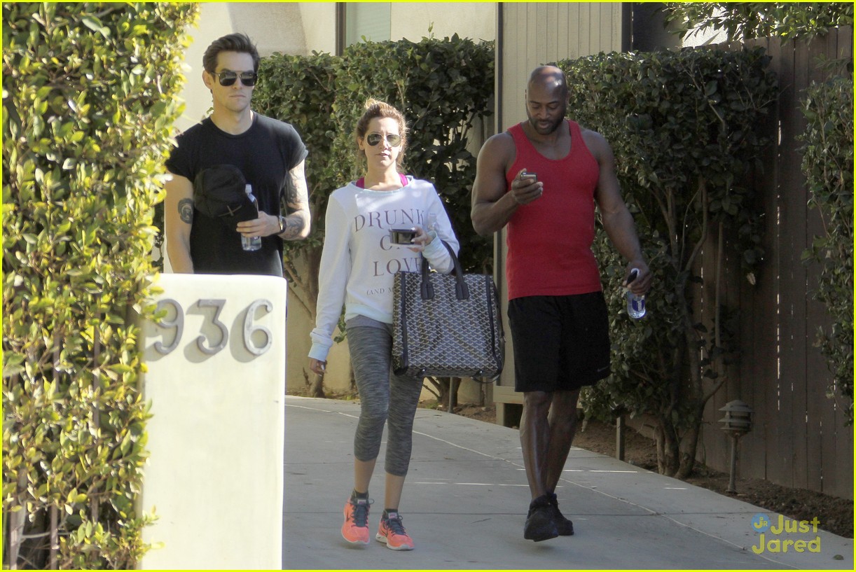 ashley tisdale christopher french mid week workout 08
