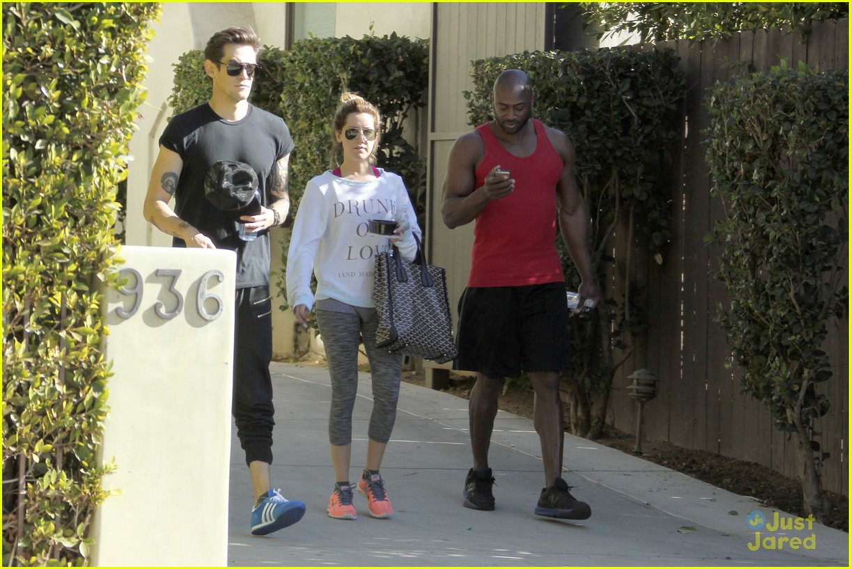 ashley tisdale christopher french mid week workout 11