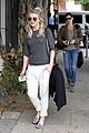 julianne hough red lips white pants weho shopping day 11