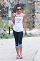 lea michele coldwater canyon hike before glee rehearsal 01