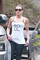 lea michele coldwater canyon hike before glee rehearsal 04