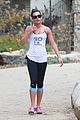 lea michele coldwater canyon hike before glee rehearsal 11