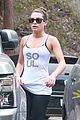 lea michele coldwater canyon hike before glee rehearsal 15