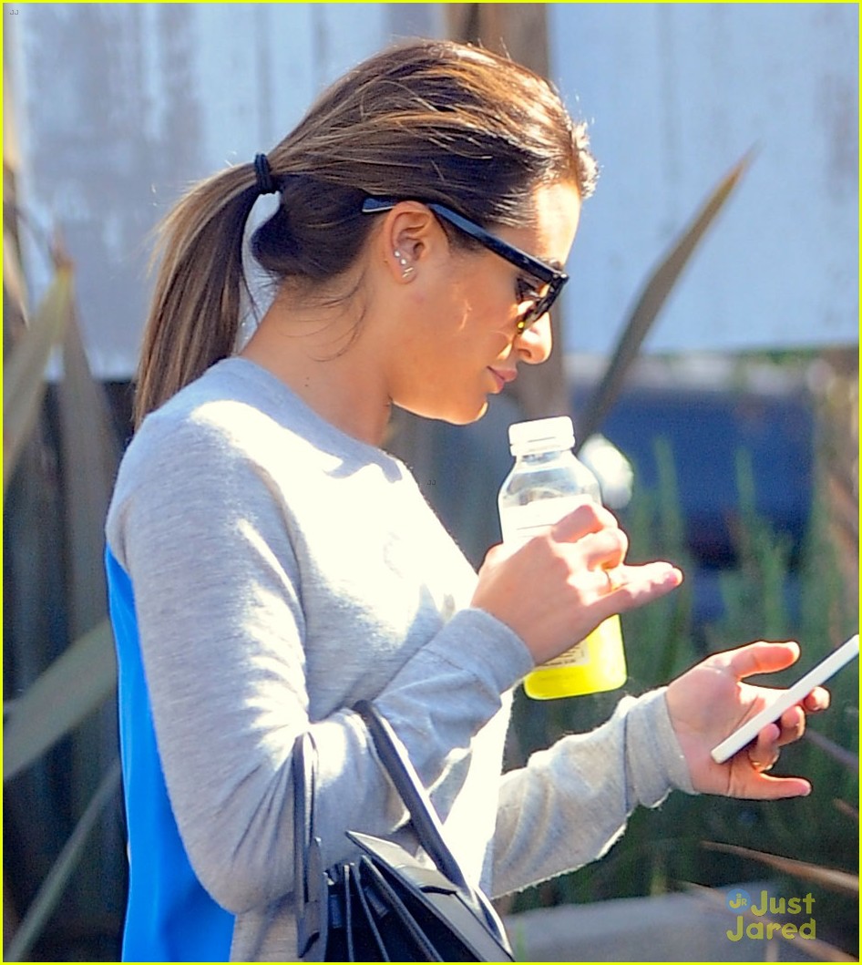 Lea Michele Fun Glee Morning with Naya Rivera Gwyneth Paltrow