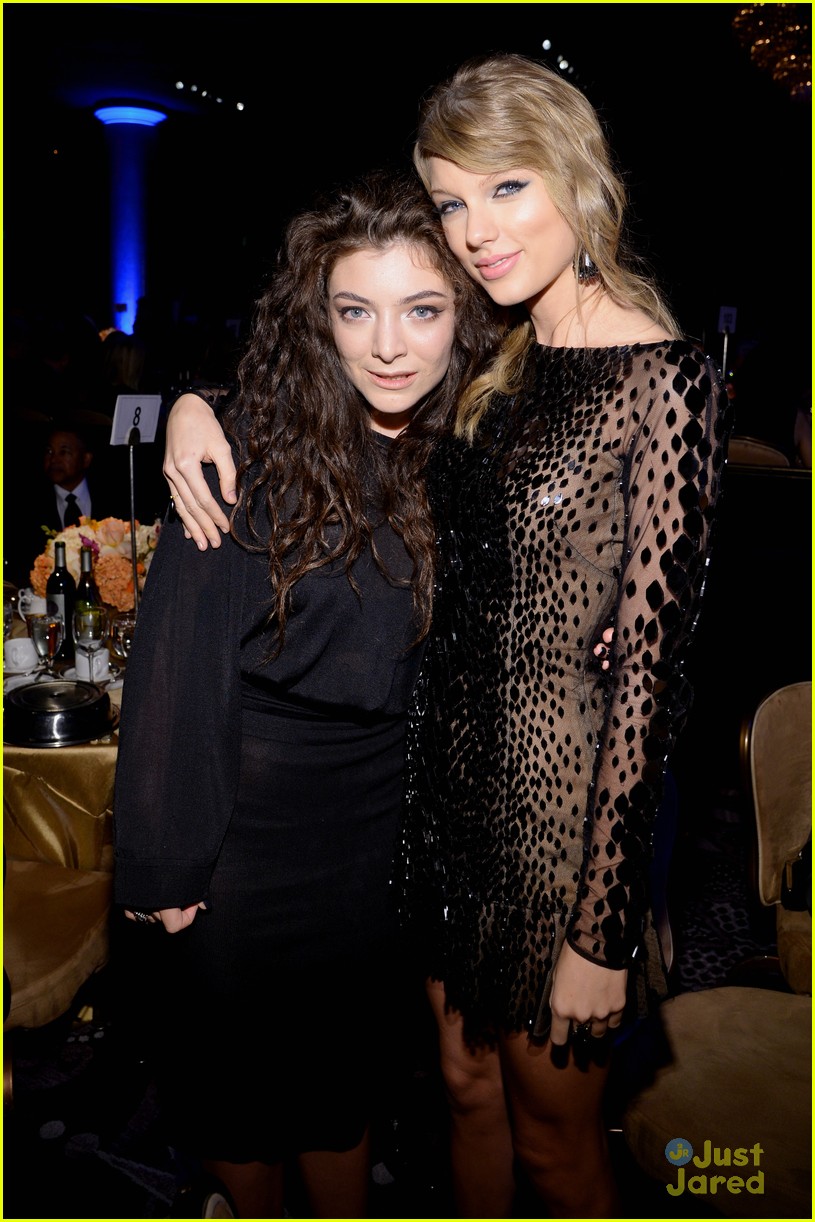 lorde clive davis pre grammy party taylor swift 08