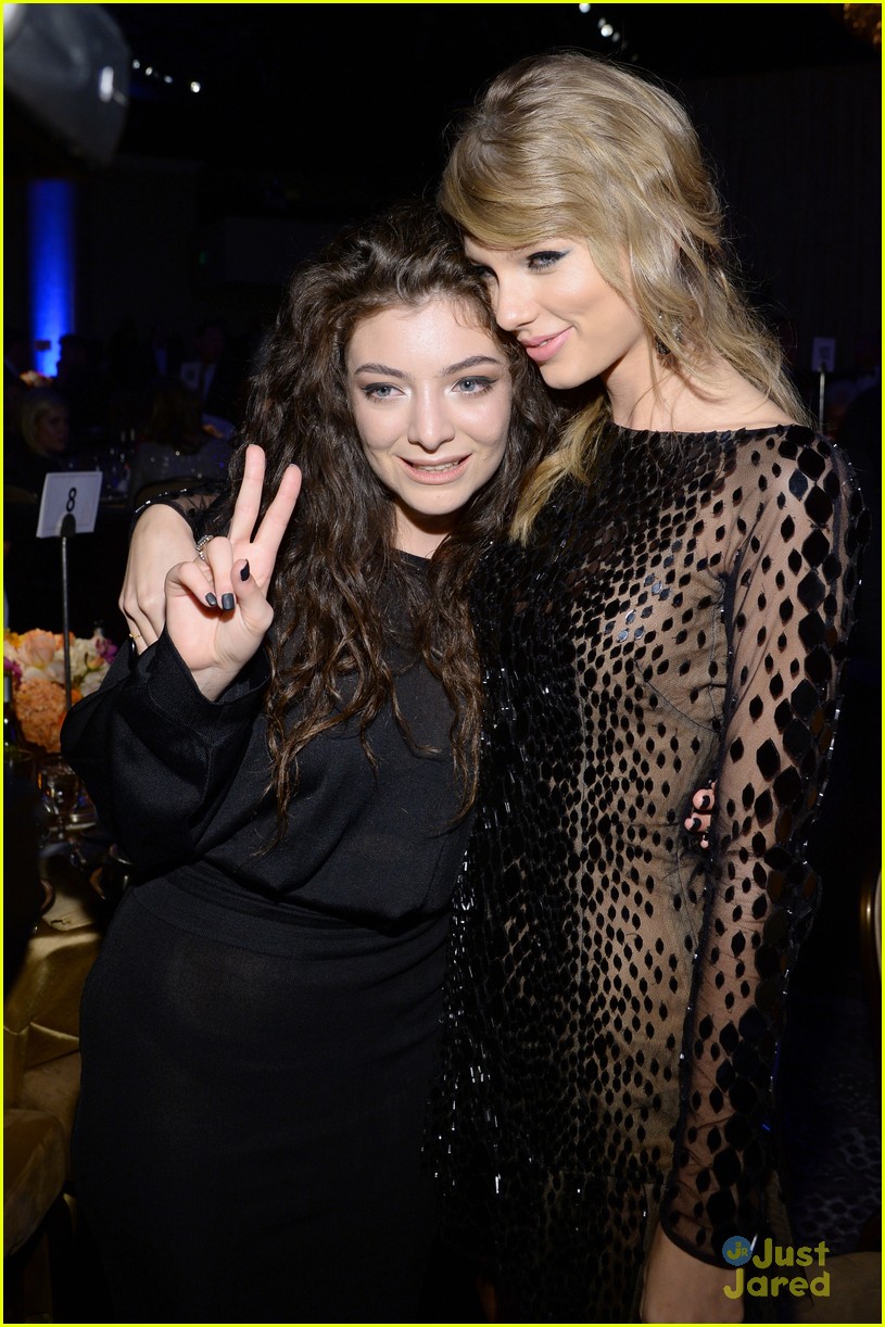 lorde clive davis pre grammy party taylor swift 10