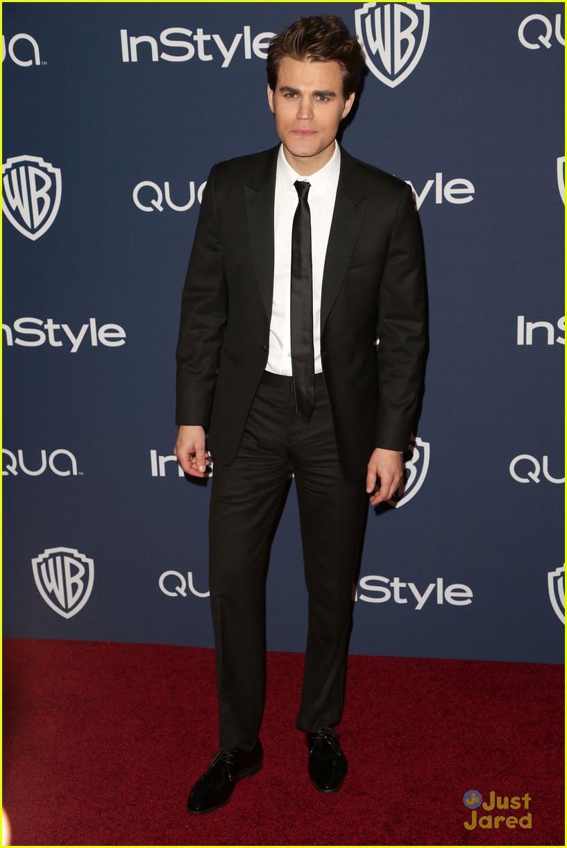 paul wesley claire holt instyle golden globes after party 2014 05