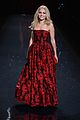 annasophia robb red dress fashion show 2014 10