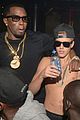 justin bieber goes shirtless parties in underwear with sean diddy combs 04