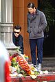 darren criss leans on chris colfer while filming glee 17