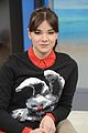 hailee steinfeld promotes 3 days to kill good morning america 01