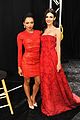 kat graham ireland baldwin red dress fashion show 2014 14