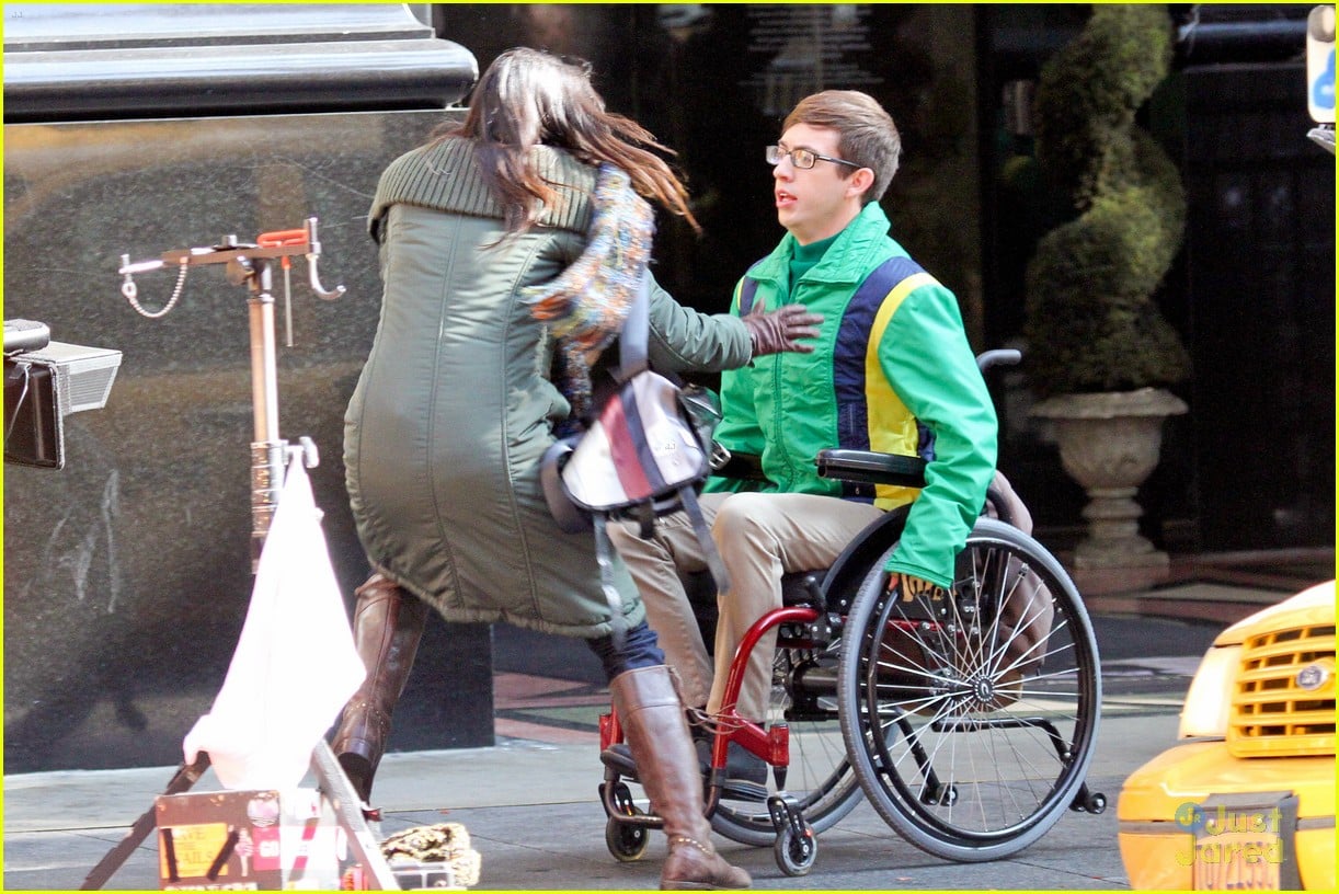 kevin mchale wheelchair crash glee scenes 09