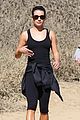 lea michele runyon canyon hike with mom dad 03