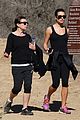 lea michele runyon canyon hike with mom dad 04