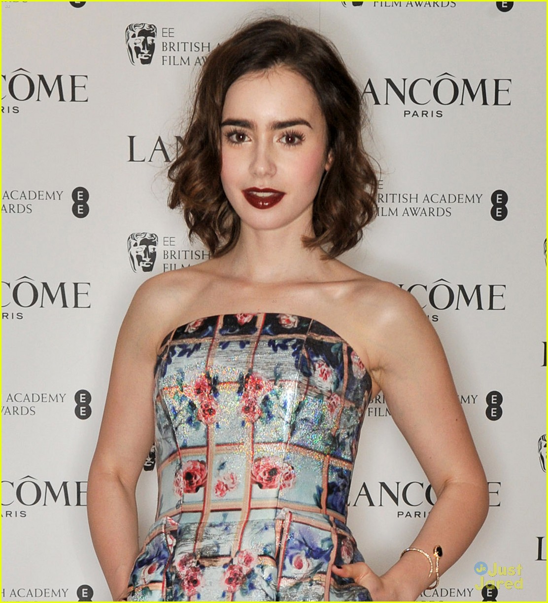 lily collins lancome beauty bafta party 05