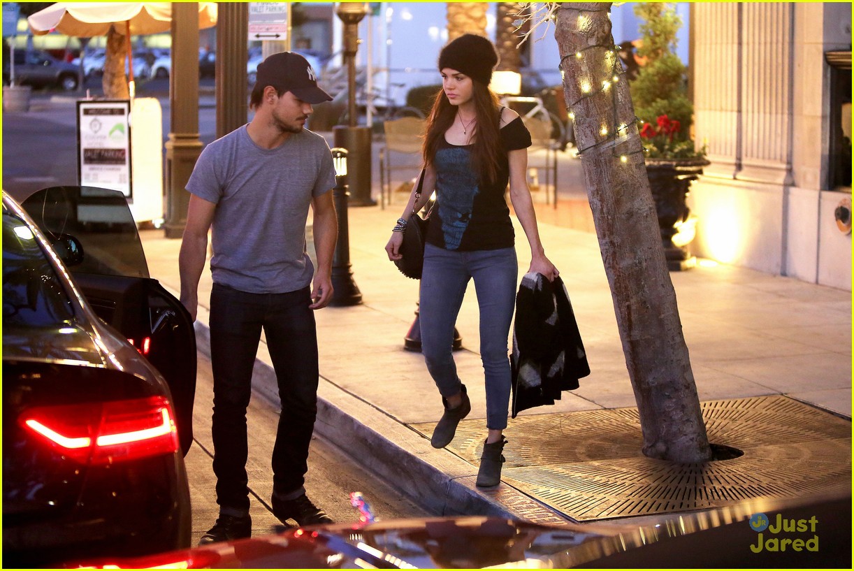 taylor lautner marie avgeropoulos date night 08