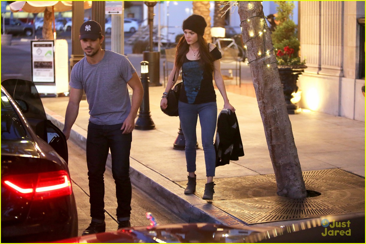 taylor lautner marie avgeropoulos date night 12