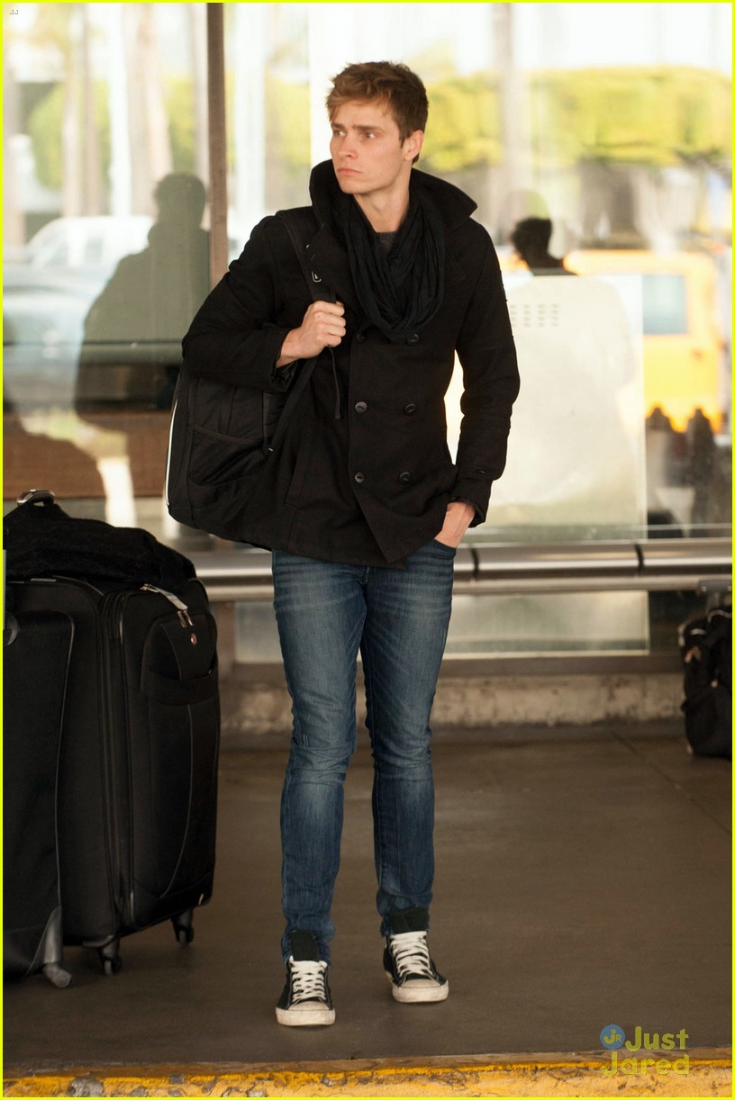 spencer sutherland hits lax airport after vampire academy premiere 03