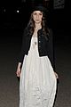 troian bellisario attends hm fashion show after engagement news 01