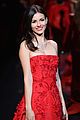 victoria justice red dress fashion show 2014 12
