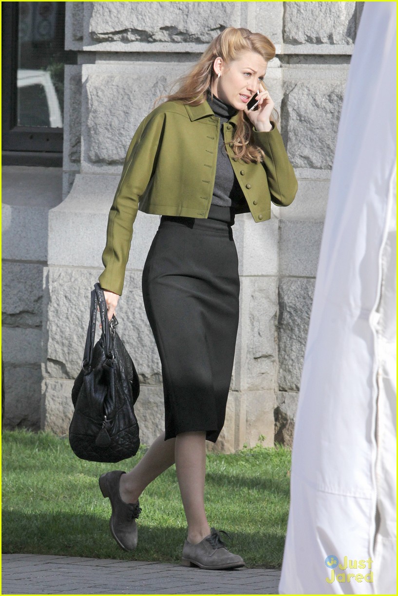 blake lively age of adaline night shoot vancouver art gallery 11