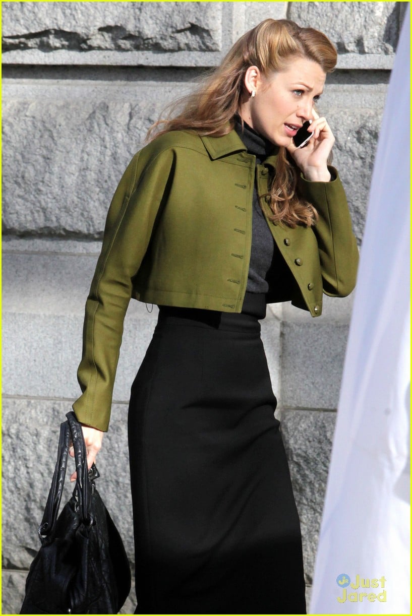 blake lively age of adaline night shoot vancouver art gallery 12