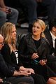 dianna agron courtside lakers glee 100th episode 10